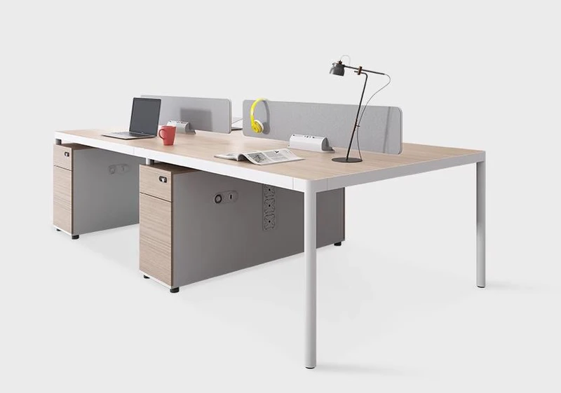 北京6六人职员桌办公室屏风工位